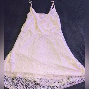 Mossimo white lace dress